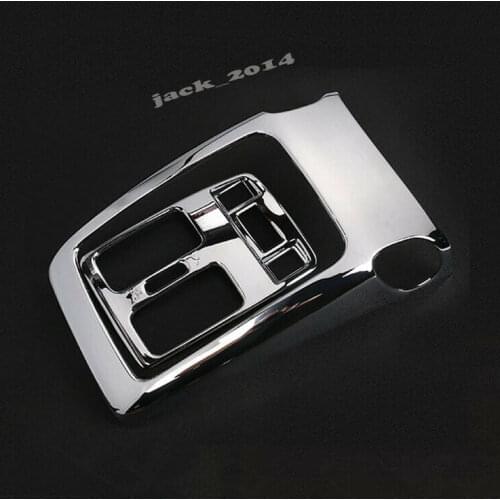 ABS Chrome Rear Seat Air Vent Outlet Cover 2pc For Jeep Grand Cherokee 2011 2012 2013 2014 2015 2016 2017 2018