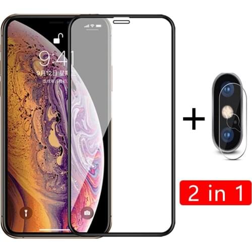 Case for apple iphone se 2020 2 11 pro max xs mas xr x r s cover tempered glass screen protector coque i phone camera lens film