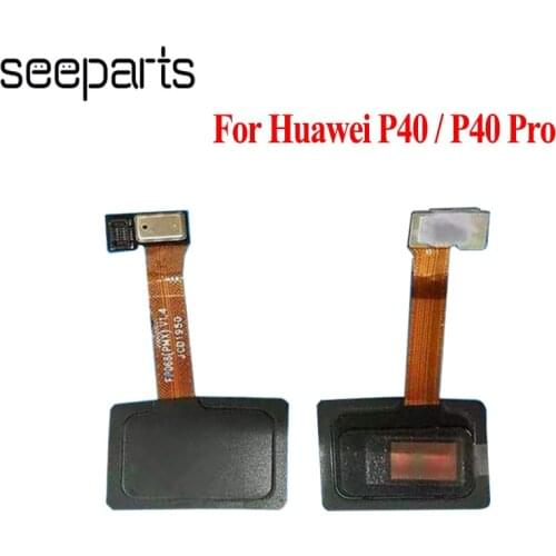 For Huawei P40 Pro Home Button P40 Fingerprint Touch ID Sensor Flex Cable Ribbon Replacement Parts P40 Pro Fingerprint Button