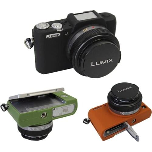 Nice Rubber Body Cover silicone Case for Panasonic GF8 GF7 Soft Camera Bag protector