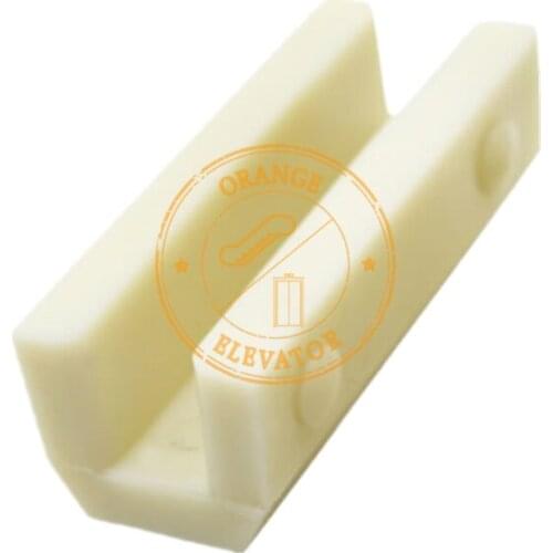 20PCS/Lot Elevator guide shoe lining 80x10mm L80mm W30mm for 10mm rail