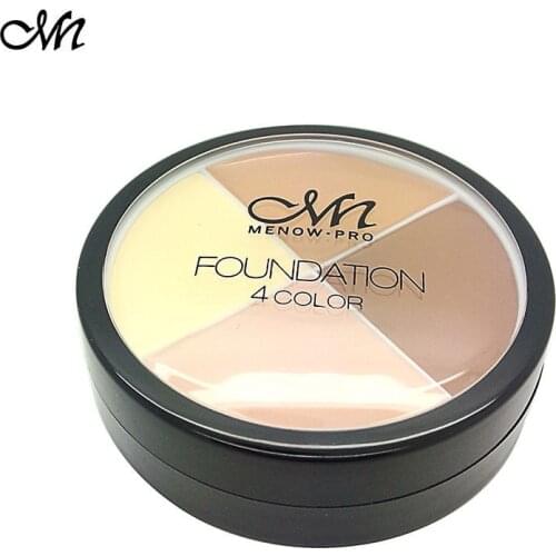 New 4 Color Contour Palette Makeup Face Concealer Cream Foundation Sun Block Moisture Waterproof Oil Control Palette Cosmetics