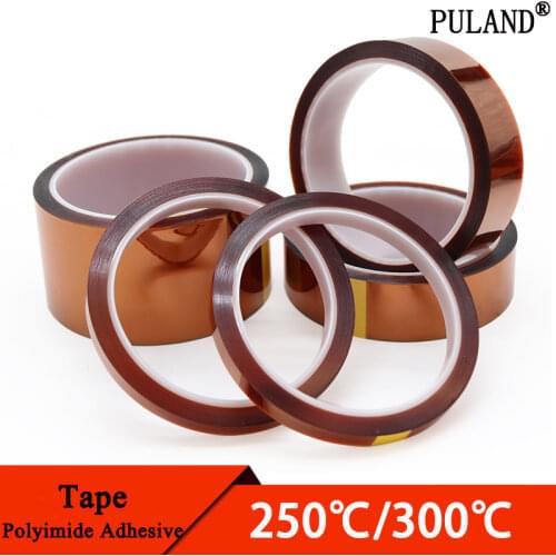 Polyimide Adhesive Tape BGA PCB 3D Printing Board Protection High Temperature Heat Resistant Electronic Insulation 1 Roll 33M