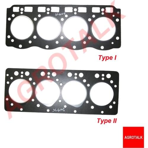 Cylinder head gasket for Fujian Lijia SL4105 series, please choose type I or type II according to your need, Part number