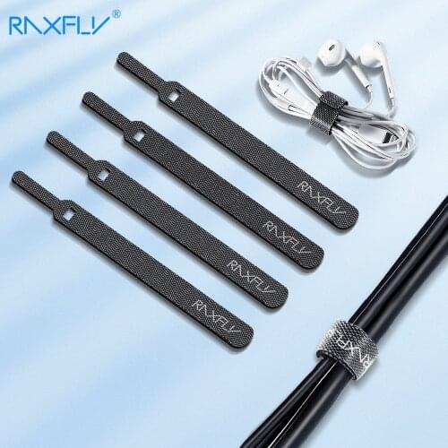 RAXFLY Cable Winder Organizer Wire Clip Cable Management For iPhone Earphone Mouse USB Cable Holder Protector Micro USB Type C
