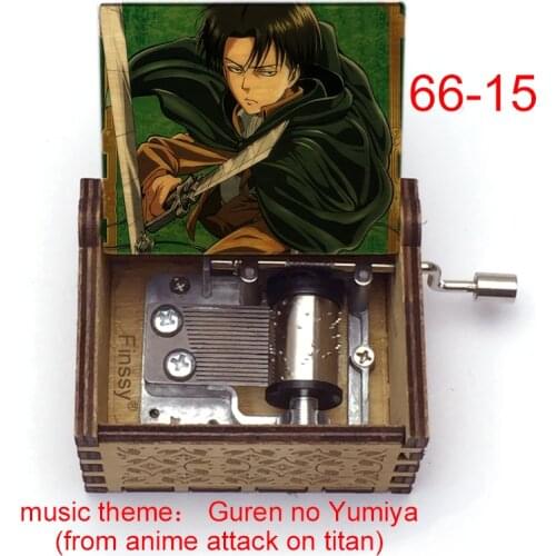 Shingeki no Kyojin Attack on Titan Ataque de los Titanes print music theme Guren no Yumiya music box anime fans DIY toys
