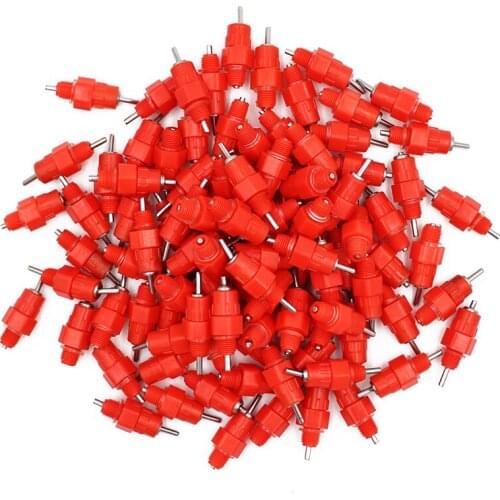 30PCS Water Nipple Chicken Bird Feeding Water Nipple Drinker Automatic Feeding 360 Angle Poultry Water Supply Farm Equipment
