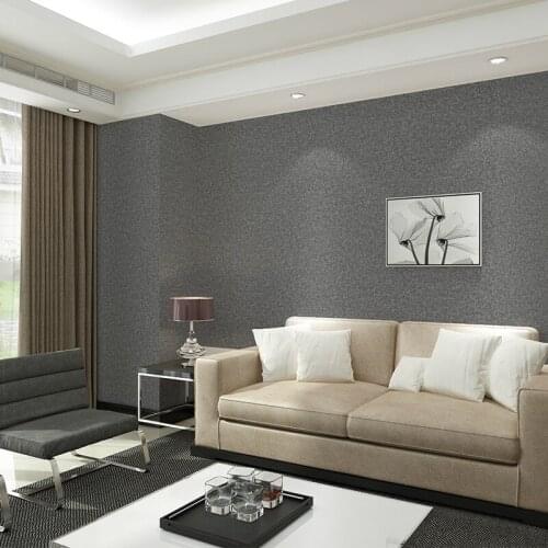 Beibehang Modern plain simple and environmentally friendly wallpaper solid color living room bedroom TV background 3d wallpaper