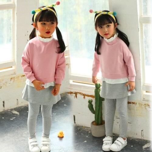 Girls Sports Suits Tracksuits Costume Children Clothing Sets Spring Autumn Sportswear Outfits Kids Clothes Sets For 2 to 8 Years