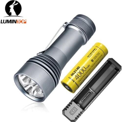 LUMINTOP FW21 Pro Tactical Flashlight 3* XHP50.2 LEDs LEDs High Lumen max 10000LM long beam throw 325 meter outdoor EDC torch
