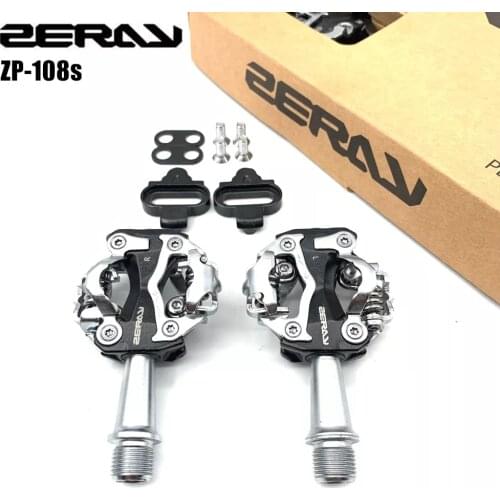 ZERAY ZP-108S ZP-109S Cycling Road Bike MTB Clipless Pedals Self-locking Pedals SPD Compatible Pedals Bike Parts 108s