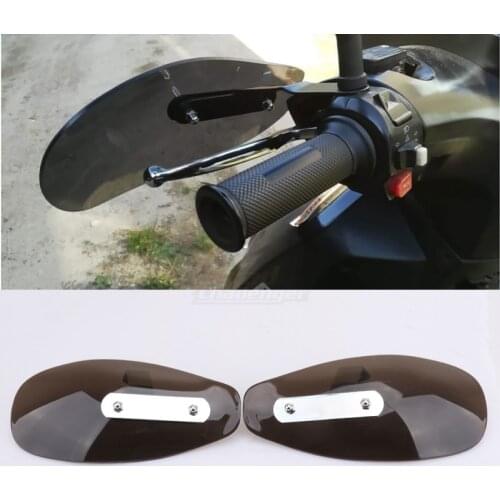 1 Pair Motorcycle Cold Windshield Handle Bar Hand Guard Protector Wind Deflector Shield For Harley Touring Honda Custom
