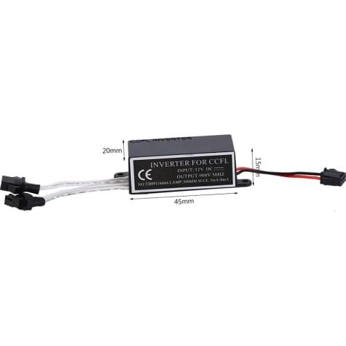 1 PC Top quality 12V CCFL inverter for CCFL angel eyes light lamp bulb halo ring spare ballast fit for BMW E36 E46 and all cars
