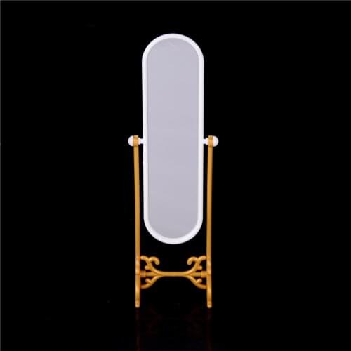 1PCS doll furniture DIY toys Dressing mirror doll accessories for doll Girl birthday gift Doll house Miniature