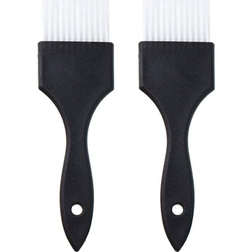 2x Barber Hair Coloring Dye Tint Brush for Balayage Chemical Treatment Hair Color Dye Bowl Comb Brushes