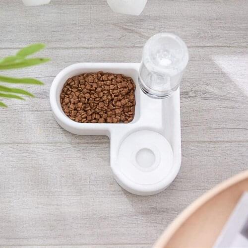 2021New Pet Supplies Pet Feeding Portable Tool 500ml Capacity Food Bowl and Automatic Drinking Fountain Cat and Dog Feeding Tool