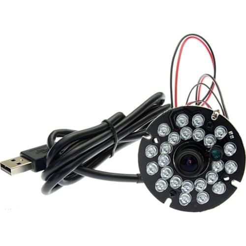 5MP mini cmos OV5640 MJPEG YUY2 infrared ir usb camera module pcb with IR leds board