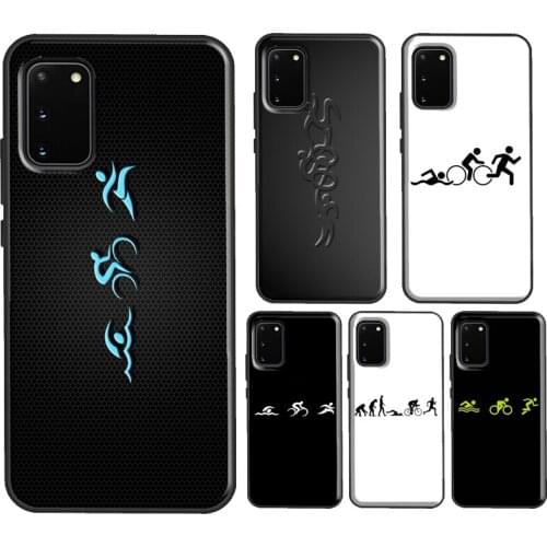 Triathlon Tri Life Phone Case For Samsung S10 Plus S8 S9 S10e S20 FE S21 Ultra Note 9 Note 10 Note 20 Ultra