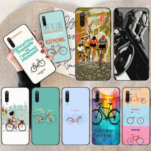 BIKE CYCLING art Phone Case for Xiaomi Mi Note 10 Lite Mi 9T Pro xiaomi 10 10 CC9 Pro 9SE