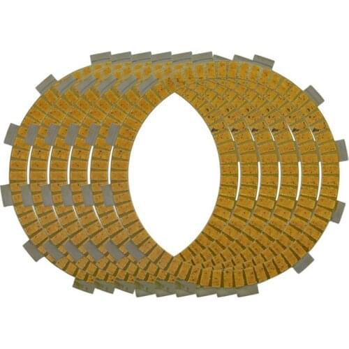 Motorcycle Engine Parts Clutch Friction Plates Kit For KAWASAKI KR 250 C1 KR-1S 1989 KR250 D1 KR-1R New Motorbike