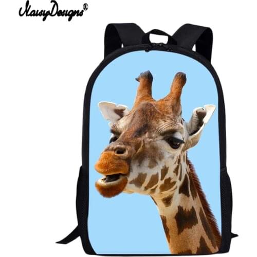NOISYDESIGNS 2021 Animal Printed Kid Backpack Teenager Boys Casual Daypacks Classic Rucksack for Women Children School Bagpack