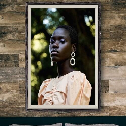 E165 Awar Odhiang Sexy Model Movie Star Wall Silk Cloth Poster Art Home Decoration Gift