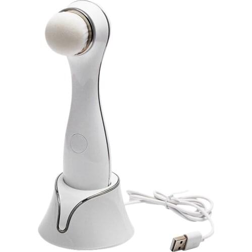 Electric Facial Cleansing Brush Waterproof Face Wash Brush,for Deep Cleansing, Skin Care Silicone Cleansing Brush