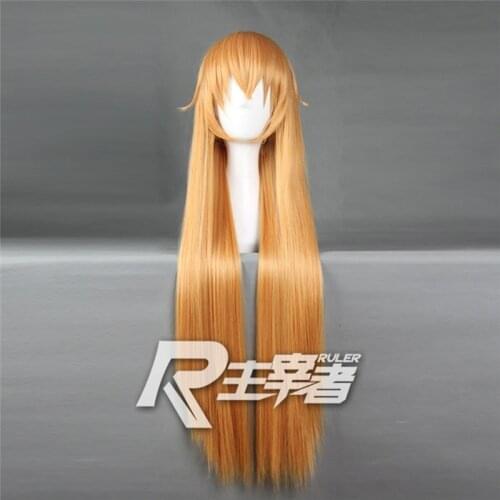 Food Wars Shokugeki No Soma Nakiri Erina Cosplay Wig Nakiri Erina Yellow Long Straight Role Play Costume Wigs