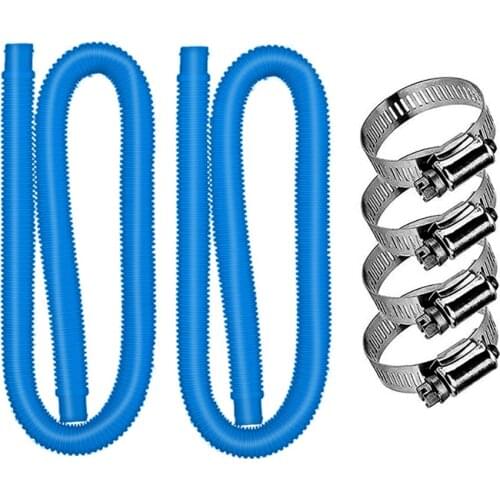 2pcs Swimming Pool Replacement Hose Set Pool Pump Filter Pump Hose Long Filter Swimming Pool Pump Replacement Hose