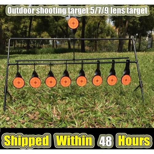 Outdoor Shooting 5/7/9 Reset Target Ring Paintball AirSoft BB Lead Shooting Target Application Target