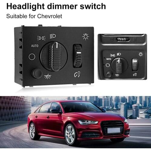 2021 NEW Car Headlight Switch Fit For Chevy Silverado GMC Sierra Yukon D1595G 1S8489 19381535 Headlamp Dimmer Switch Dropship