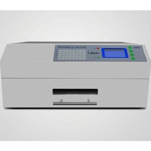 New Arrival PUHUI T-962A+ Infrared IC Heater T962A+ Reflow Oven BGA SMD SMT LED PCB Rework Station T 962A Plug Soldering Station