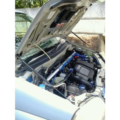 For Suzuki Kei for Mazda Laputa 1998-2009 Front Bonnet Hood Modify Gas Struts Carbon Fiber Spring Damper Lift Support Absorber