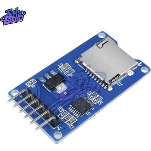 3.3V Micro SD Storage Board Adapter TF Card Memory Shield Expansion Module SPI Interface For Arduino AVR Microcontroller