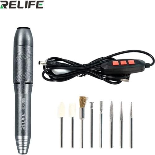 RL-068 Mini Multifunction Polishing Pen for Mobile Phone CPU Motherboard Repair Screen IC Polishing Grinding Tool