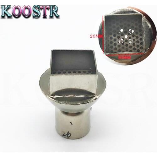 26mm x 26mm BGA Nozzle for 850 Hot Air Rework Station Heat Gun Nozzle Desoldering Welding Repair