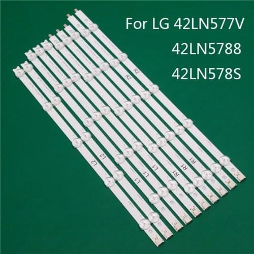 LED TV Illumination Part For LG 42LN577V 42LN5788 42LN578S LED Bars Backlight Strips Line Ruler 42" ROW2.1 Rev 0.01 L1 R1 R2 L2