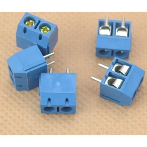 2P Screw Blue Terminal Block Connector 5MM