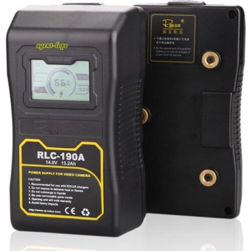 LCD display 190Wh Li-ion Battery Anton Bauer Mount for DSLR Camcorder LED light