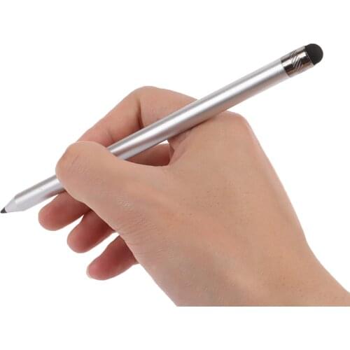 16.2cm/6.38" Dual Head Touch Screen Stylus Pencil Capacitive Capacitor Pen For Pad Phone