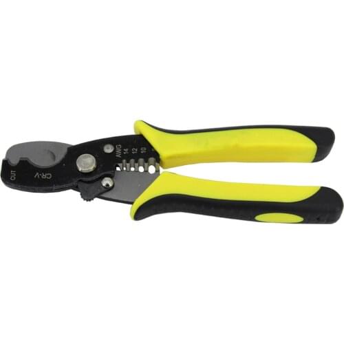 2 in 1 Wire Stripper Peeling Pliers Crimper Cable Stripping Cutter Electricians Manganese Steel Crimping Hand Tools