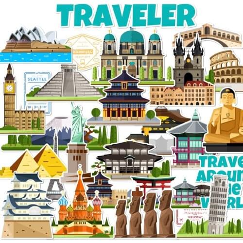 25pcs Laptop Sticker Luggage Skateboard Waterproof Graffiti Stickers Pack Racing Kids Toys Suitcase Car Sticker Toy for Children