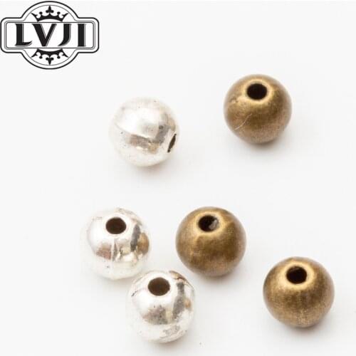 96pcs Vintage zinc alloy Small hole beads charms European bracelet DIY beads jewelry accessories 5920