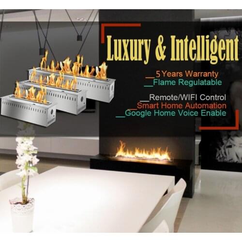 21 AUG Inno-Fire 24 inch chimney automatic decorative fireplace