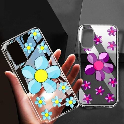Flower petals flowers clip art Phone Case for Samsung Galaxy S20 Plus Ultra S10E S6 S7edge S8 S9 S10 Plus S10 S20lite Cover