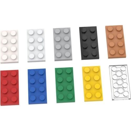 10 PCS Bricks 3020 2x4 Parts DIY Plate Board Parts Compatible Brands Educational Parts Toys