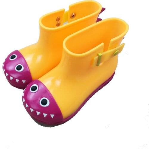 Cartoon Children Rain Boots For Girls Boys Cartoon Animal Fashion Kids Rain Boots Rubber Antiskid Student Kids Water Shoes