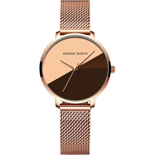 Dropshipping A++++ Quality Japan Quartz Movement Stainless Steel Mesh Band Wrist Watch Vintage Women Waterproof ladies Watches