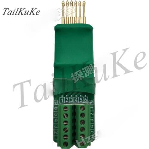 Double-row probe PCB 2.54 2.0 1.27 JTAG recording program download programming test needle spring needle