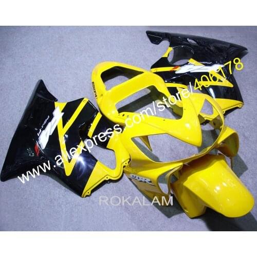 Customized Fairing For Honda CBR 600 F4i 2001-2003 Yellow Black Motorcycle Fairings China Wholesale (Injection Molding)